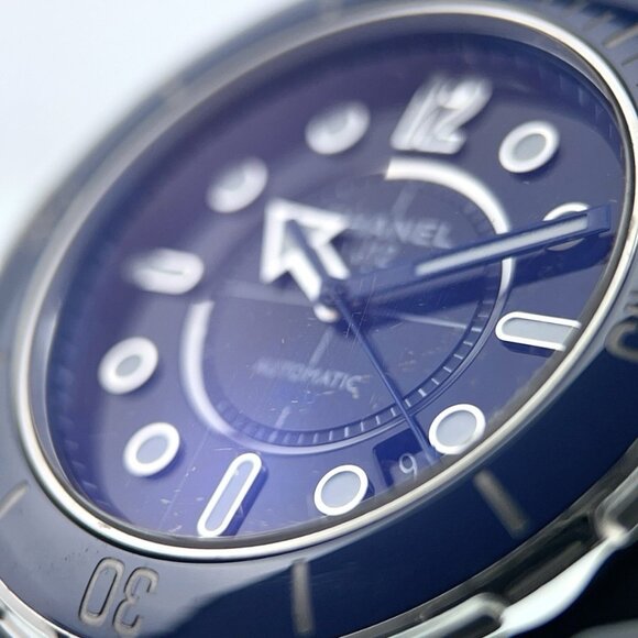 Chanel J12 Ceramic Black Dial 38mm Automatic Movement Men’s Watch J12 Marine - Picture 3 of 9